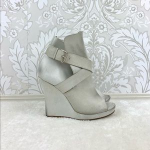 Masnada Distressed Leather Booties size 38